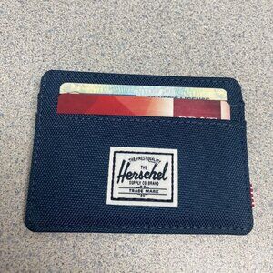 Herschel Men's Charlie Rfid Card Case Wallet, Navy, One Size US